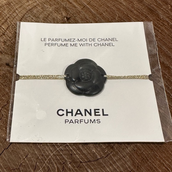 CHANEL Jewelry - CHANEL Pafrums Black Camellia Bracelet